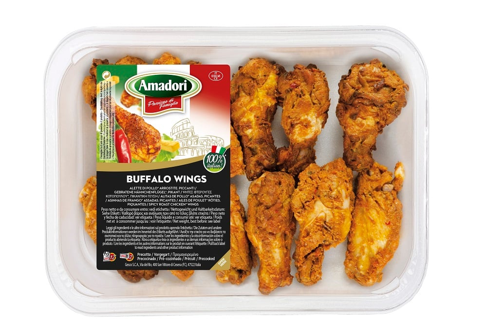 Amadori készre sült buffalo wings - pikáns csirkeszárnyak