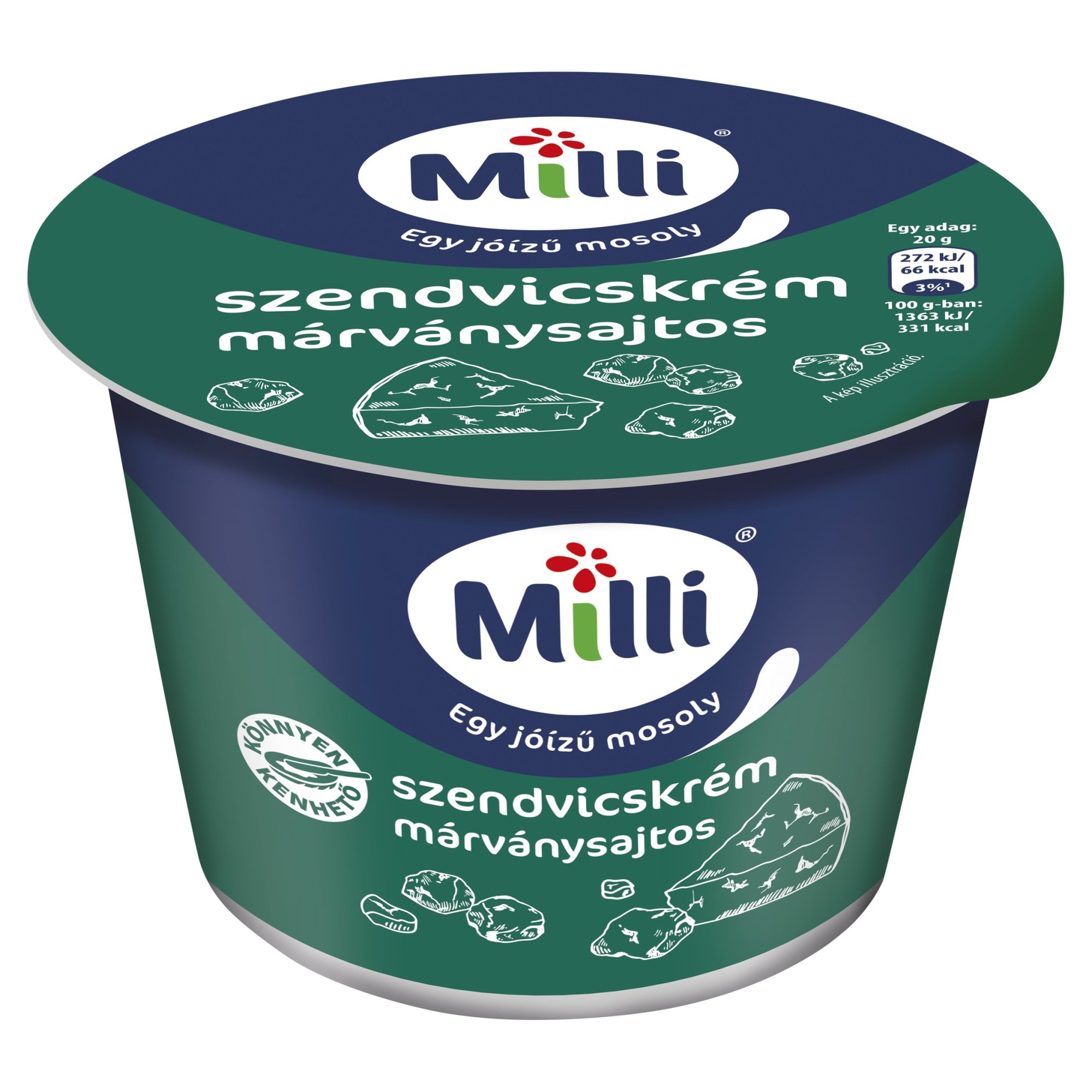 Milli Márványsajttal ízesített szendvicskrém