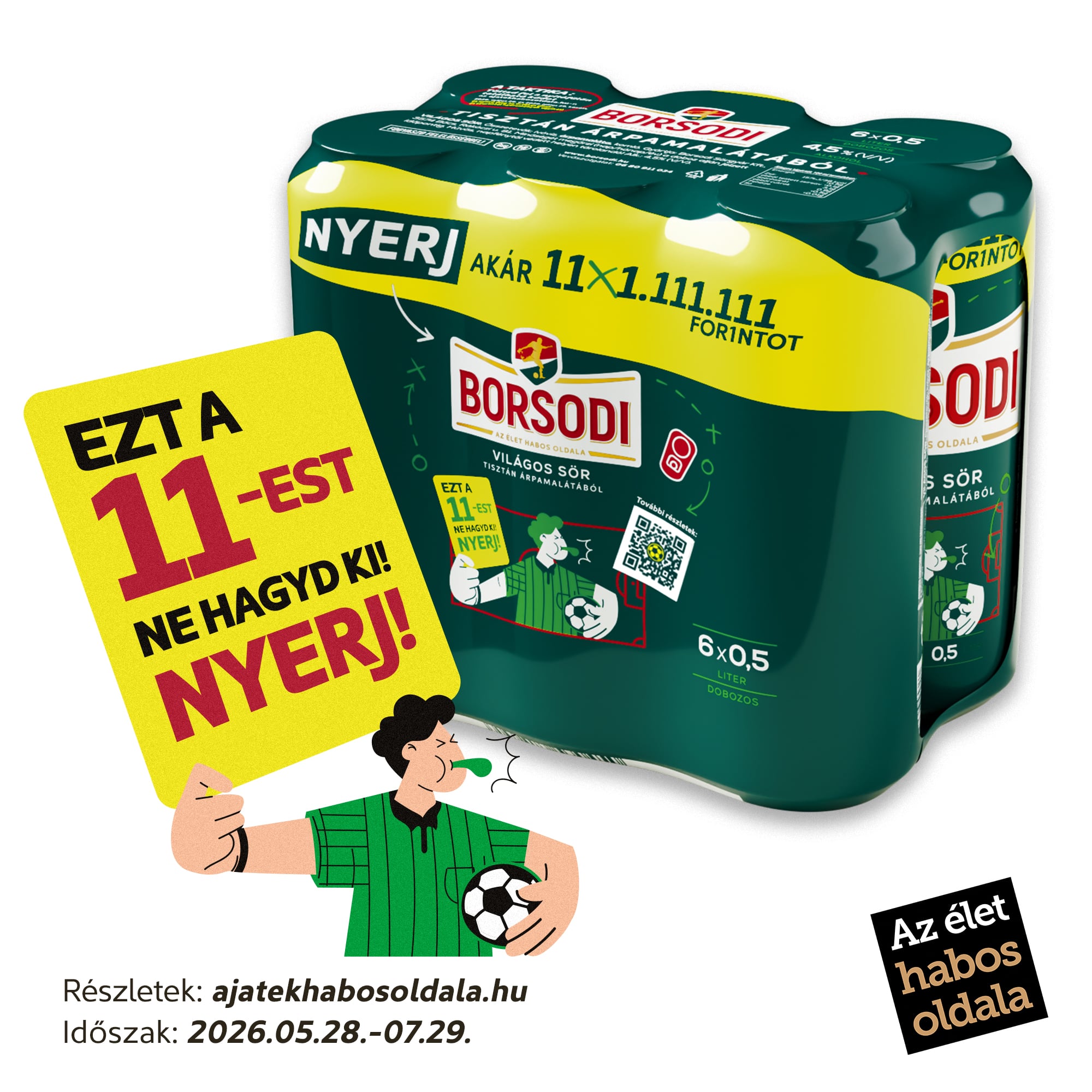Borsodi Sör 6 doboz