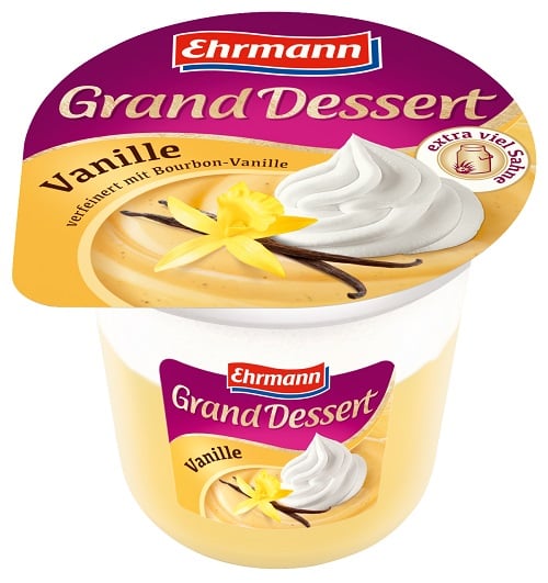Ehrmann Grand desszert vanília puding tejszínhabbal