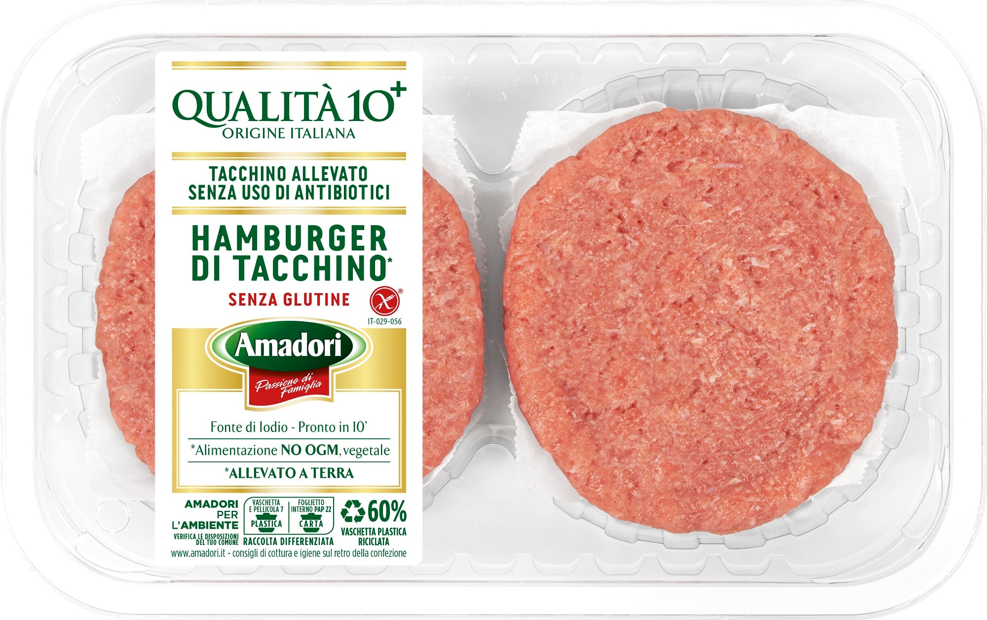 Amadori Pulyka Hamburger pulykahúsból antibiotikum mentes