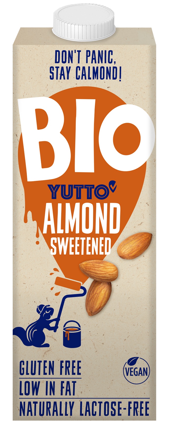 Yutto BIO Mandulaital, édesített