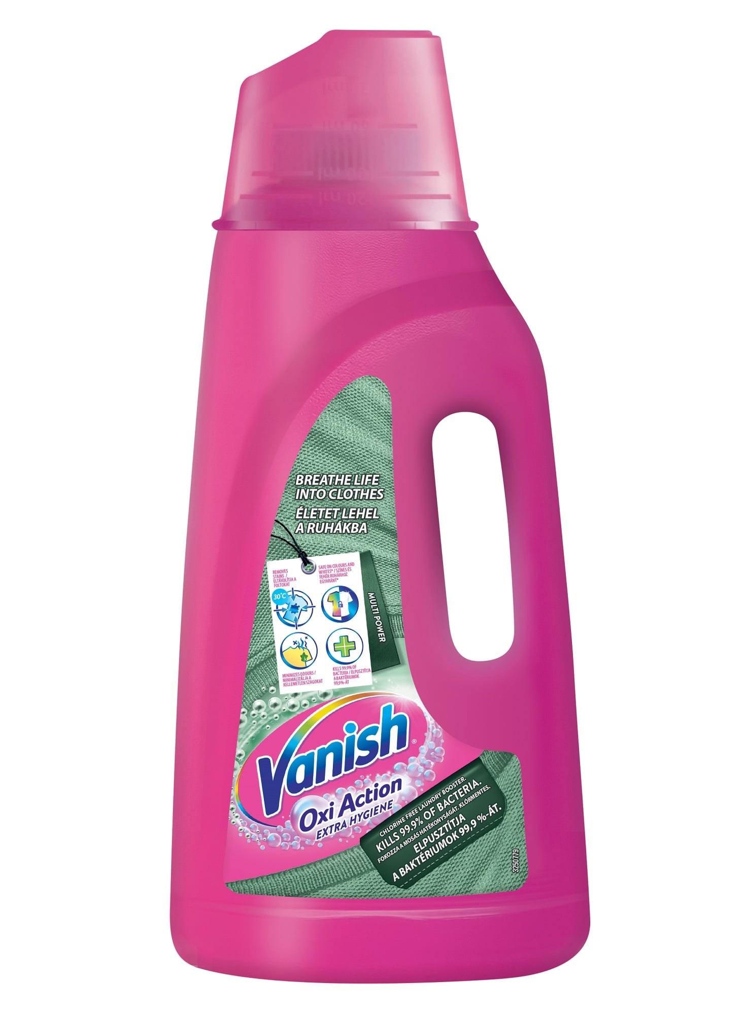 Vanish Oxi Action antibakteriális fertőtlenítő és folteltávolító gél