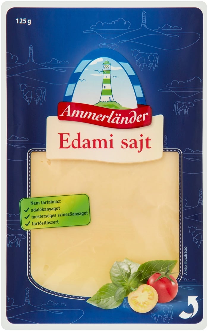Ammerlander Szeletelt edámi sajt