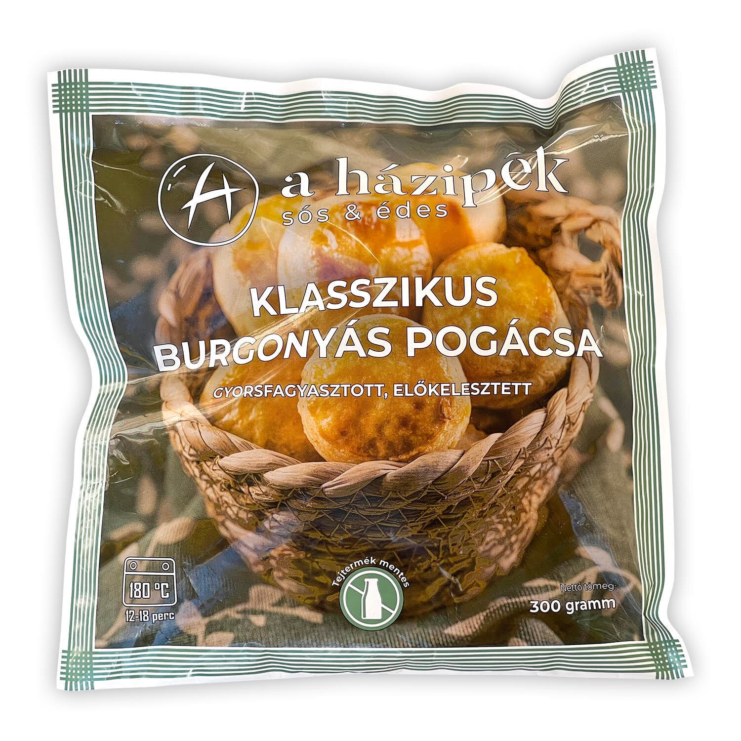 A házipék klasszikus burgonyás pogácsa, Gyorsfagyasztott