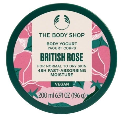 The Body Shop British Rose testjoghurt
