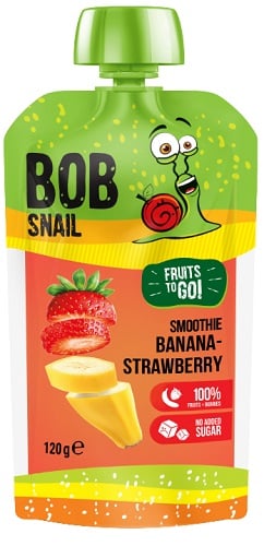BOB Snail Fruit Smoothie ON-THE-GO  banán-eper
