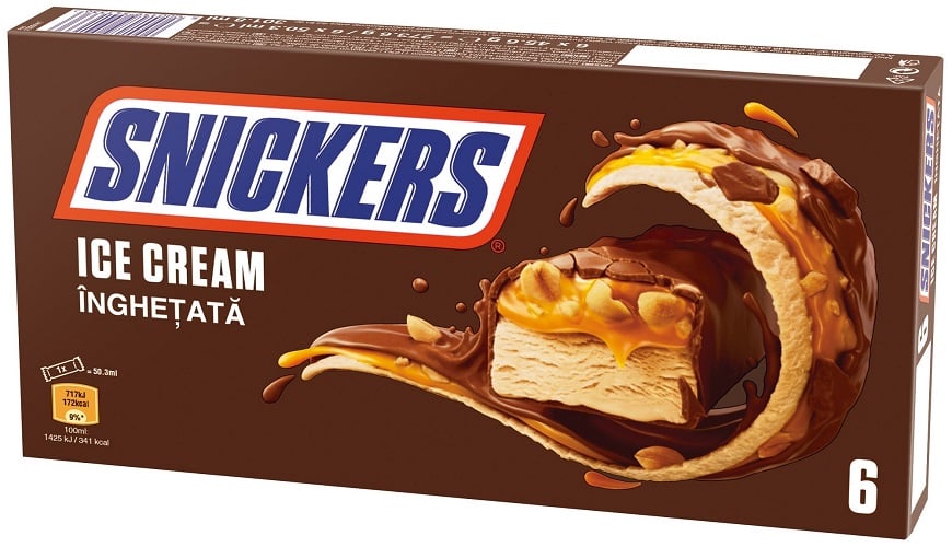SNICKERS jégkrém szelet 6-pack
