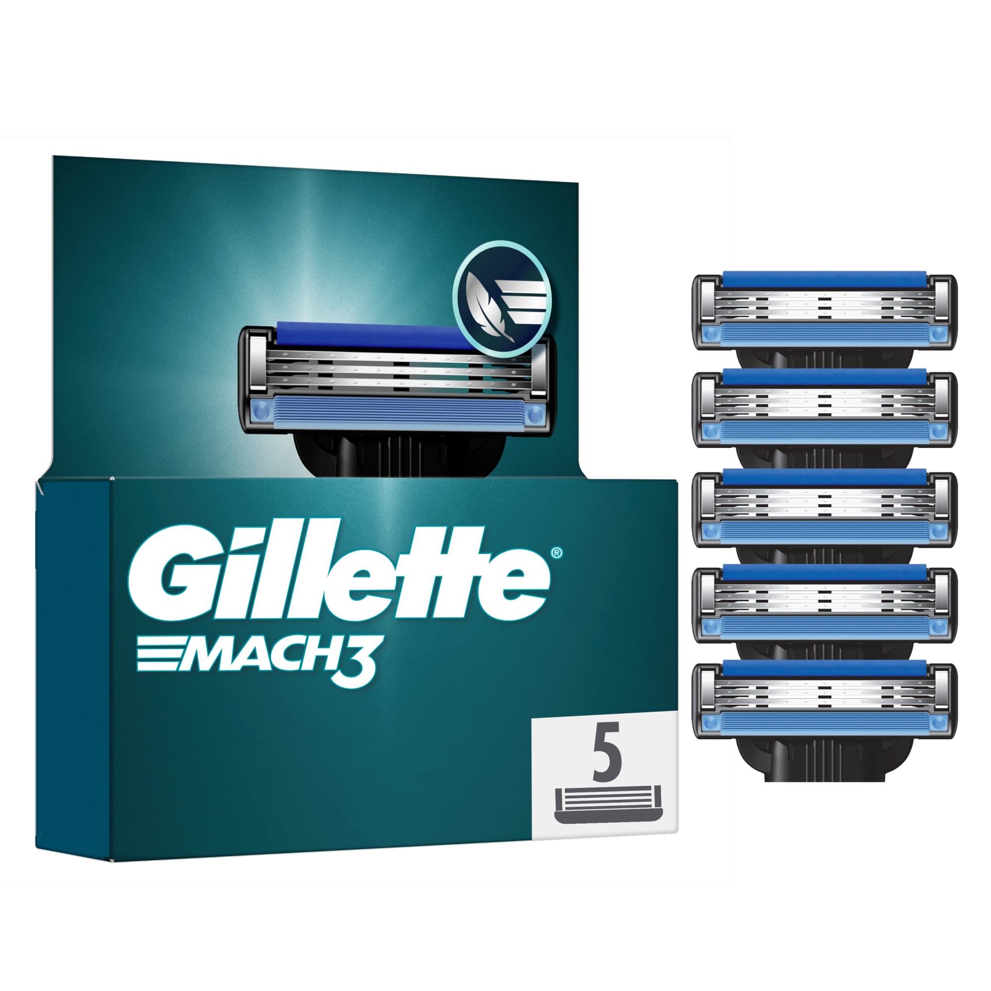 Gillette Mach3 Férfi Borotvabetét, 5 db
