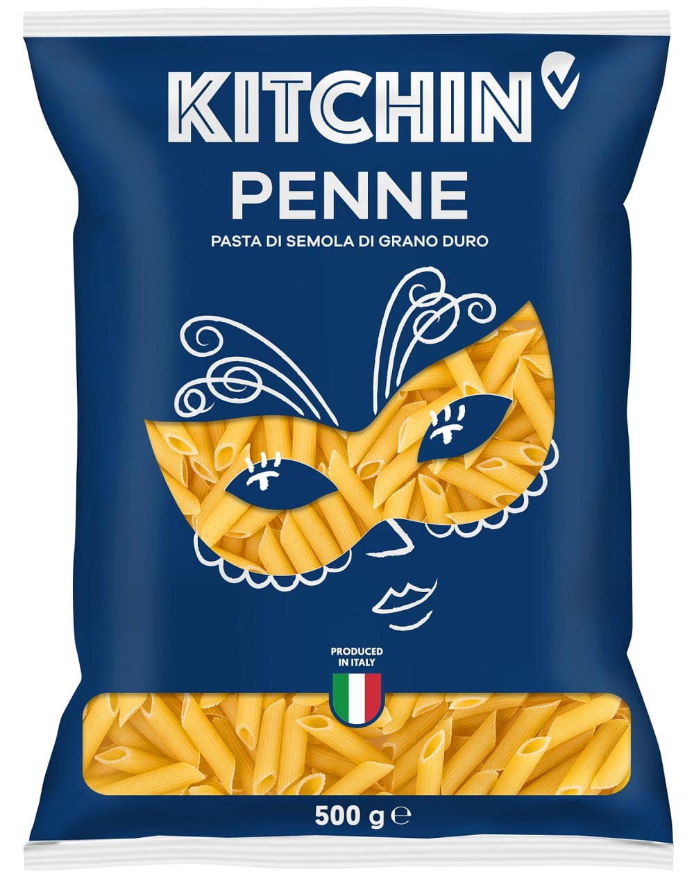 Kitchin durum penne rigate N. 144 durum száraztészta