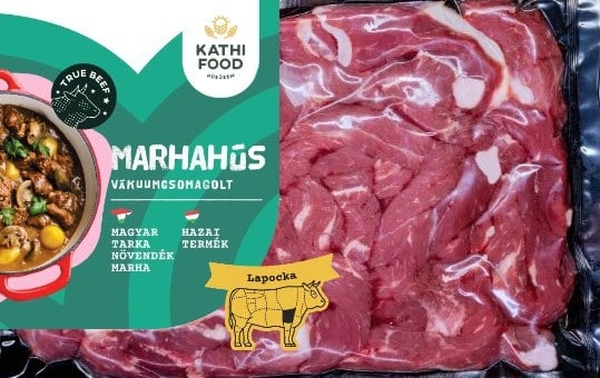 Magyar tarka növendék friss csíkozott marha lapocka