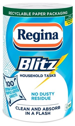 Regina Blitz háztartási papírtörlő 3 rétegű 1 tekercs