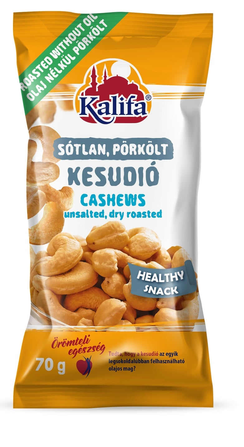 Kalifa kesudió sótlan, pörkölt (szárazon, olaj nélkül pörkölt)