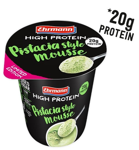 Ehrmann High protein pisztácia ízű mousse