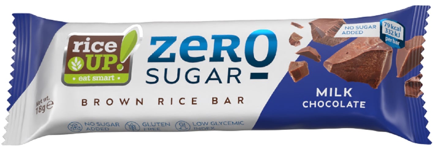 Rice Up Zero Rizsszelet tejcsokoládéval hozzáadott cukor nélkül