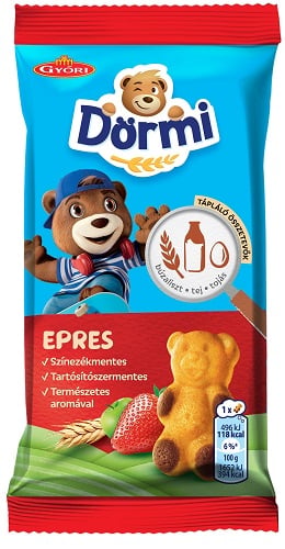 Dörmi Duo puha piskóta almás-epres töltelékkel