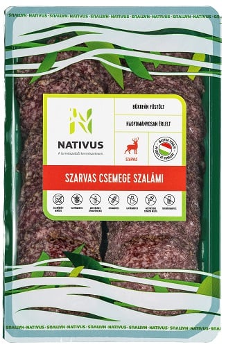 Nativus Szarvas csemege szalámi szeletelt