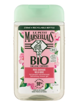 Le Petit Marseillais Bio tanúsított vadrózsa tusfürdő