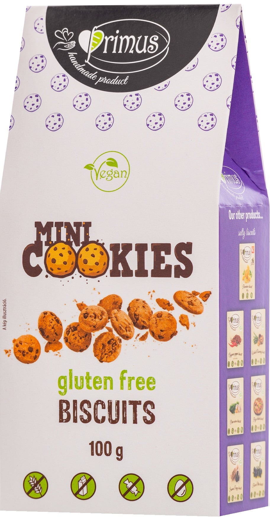 Primus Gluténmentes Vegán Mini Cookies