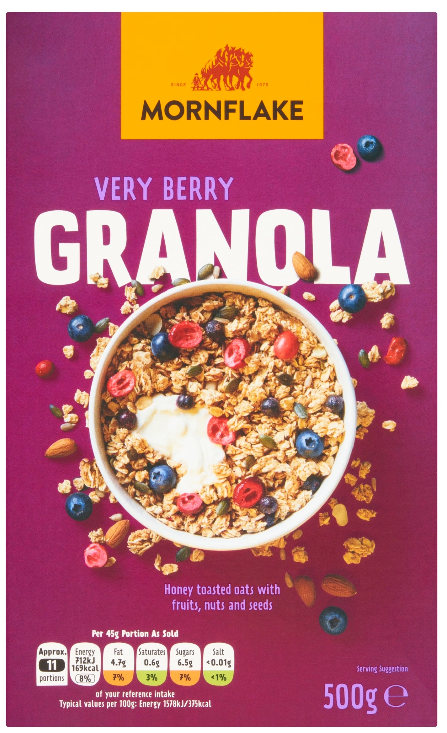 Mornflake very berry gyümölcsös granola