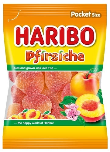 HARIBO Pfirsiche Gyümölcsízű gumicukorka