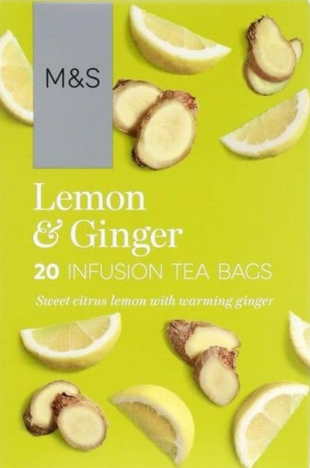 Marks & Spencer Citromfű, gyömbér és citromos tea