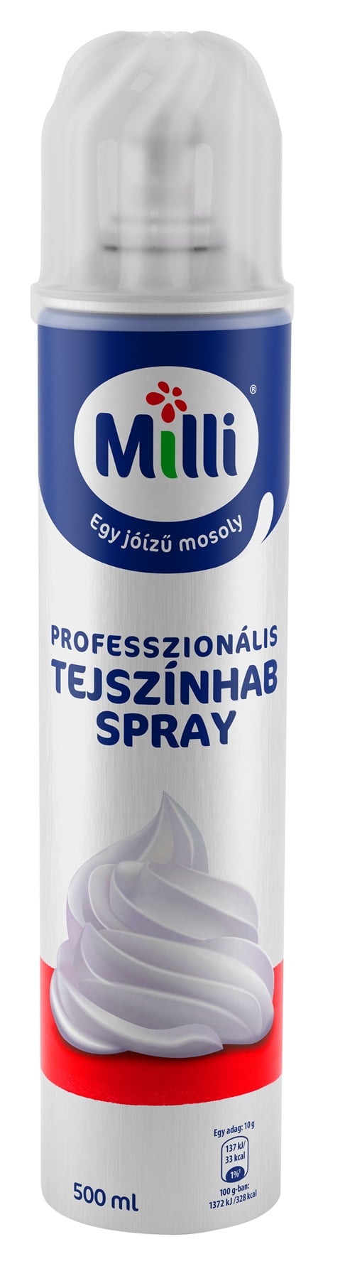 Milli UHT Professzionális tejszínhab spray