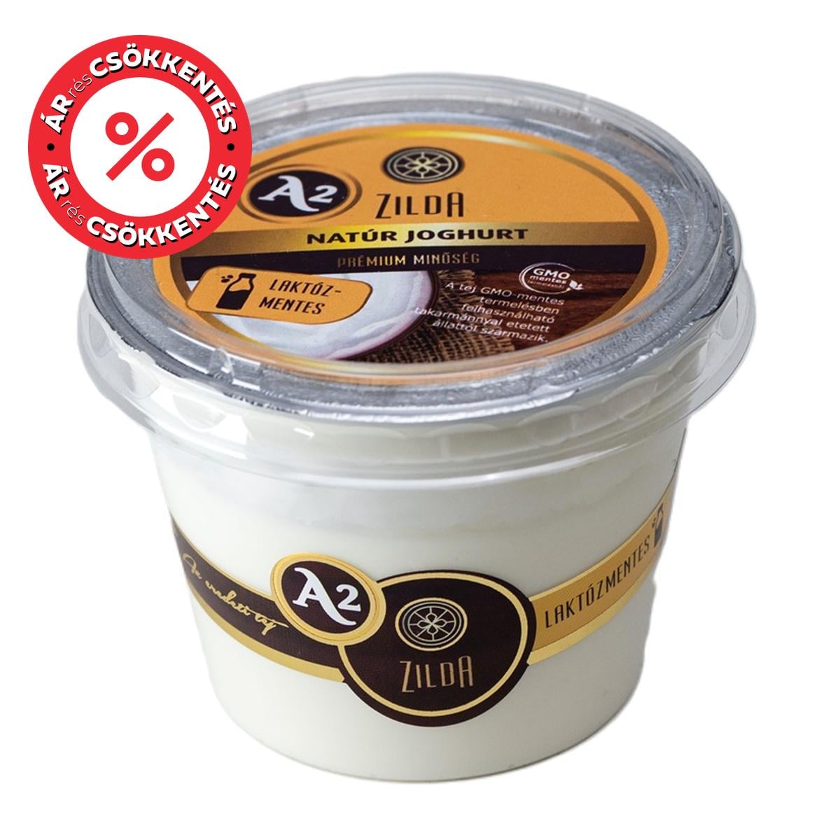 Zilda A2 Laktózmentes natúr joghurt