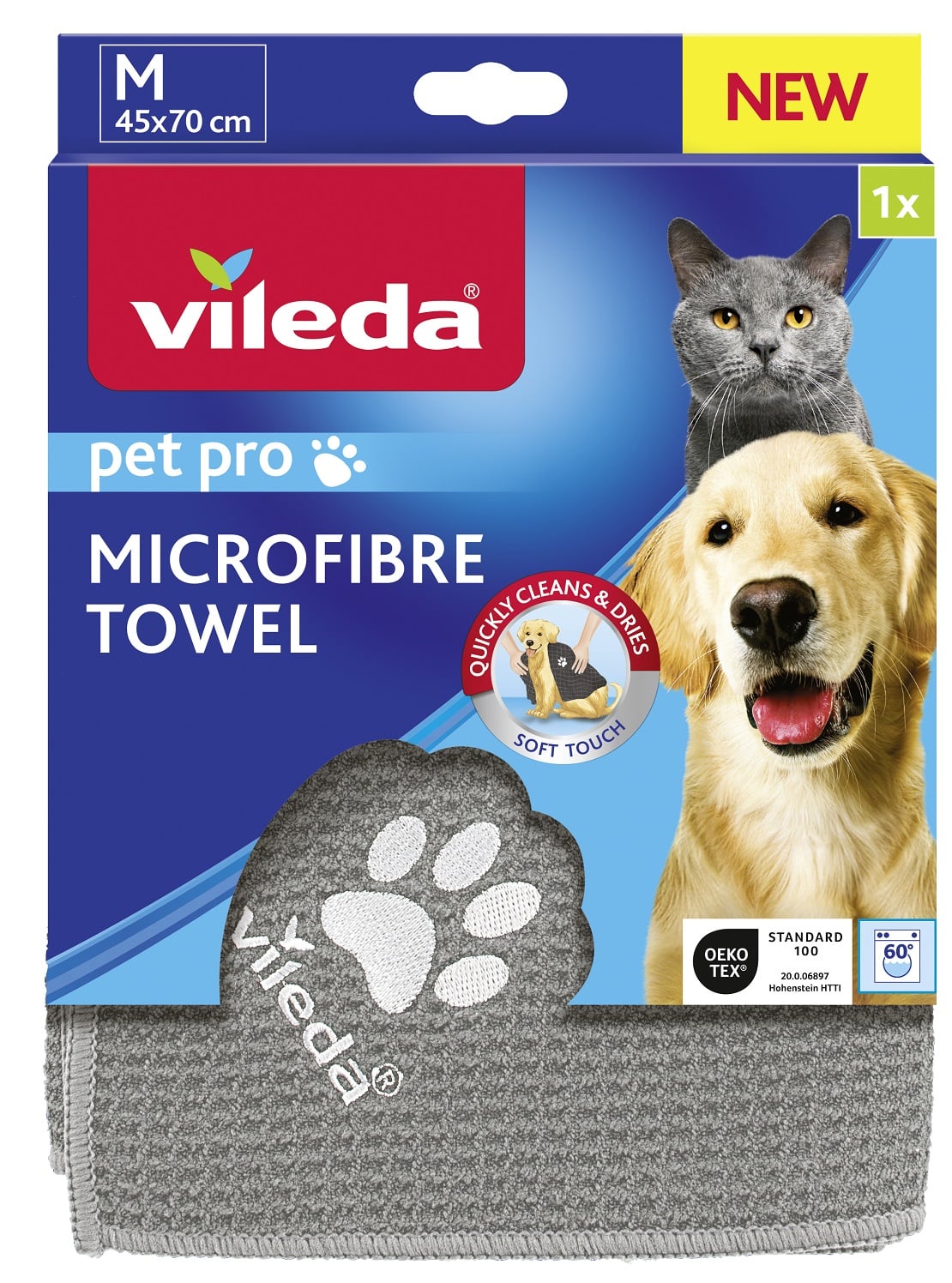 Vileda Pet Pro mikroszálas törölköző M-es méret