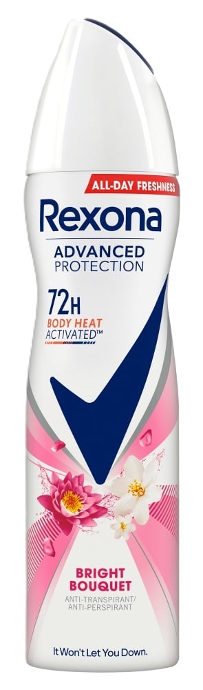 Rexona Advanced Protection Bright Bouquet női izzadásgátló dezodor, 150 ml