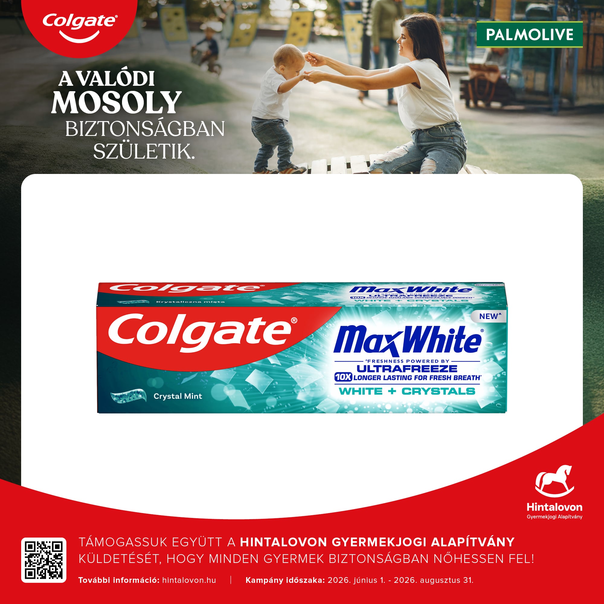 Colgate Max White White Crystals fogfehérítő fogkrém