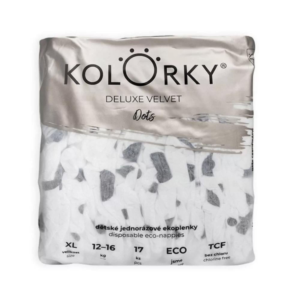 Kolorky Delux Konfetti Party Öko pelenka XL (12-16kg) 5-ös méret