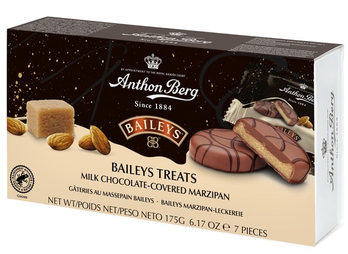 Anthon Berg Baileys treats marcipánnal töltve