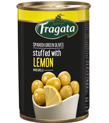 Zöld manzanilla olajbogyó citrommal tötve (300 g)