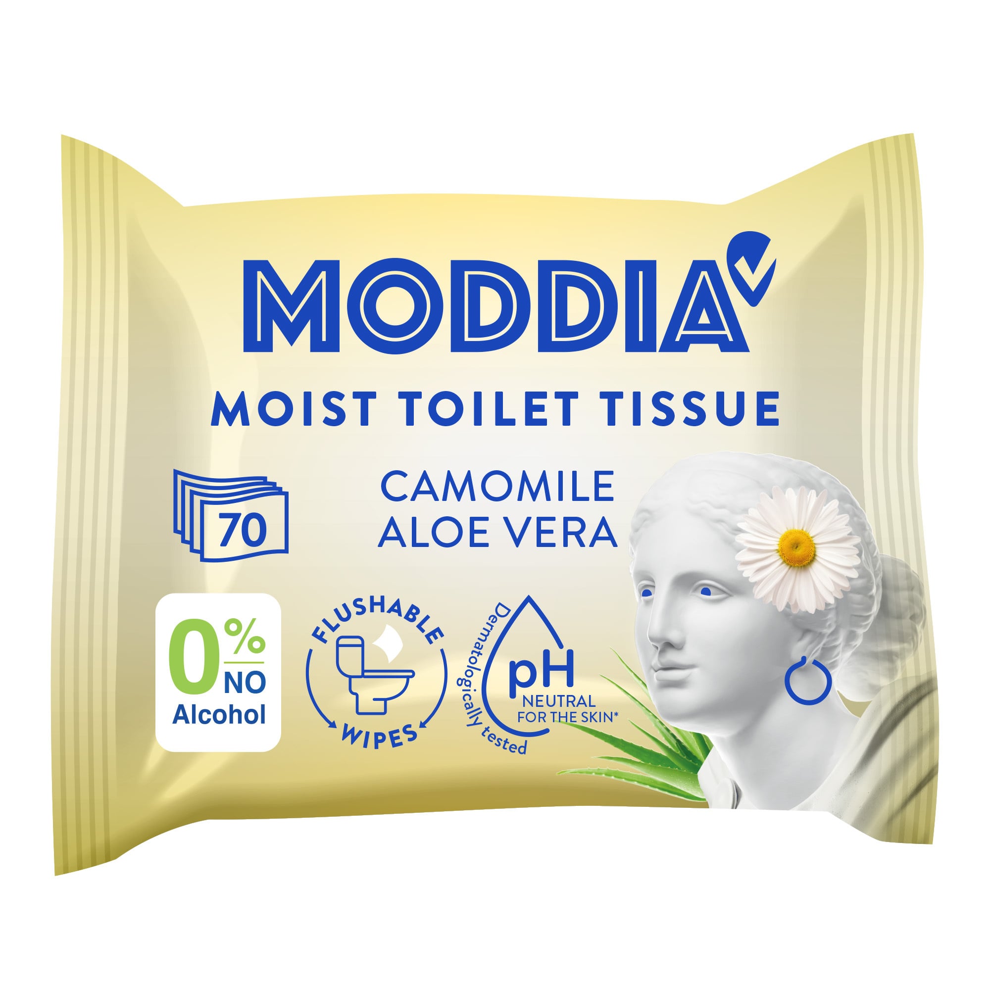 Moddia nedves toalettpapír Kamilla