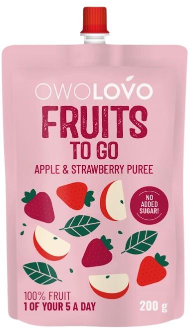Owolovo 100% gyümölcspüré Alma-Eper
