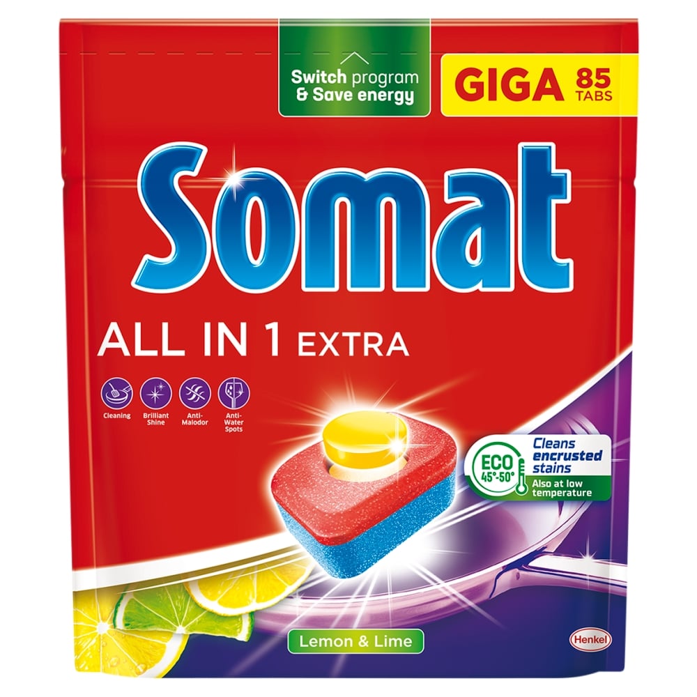 Somat All in One Extra Lemon & Lime mosogatógép tabletta