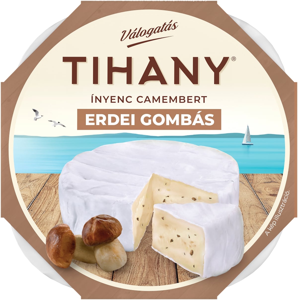 Tihany Ínyenc erdei gombás camembert sajt