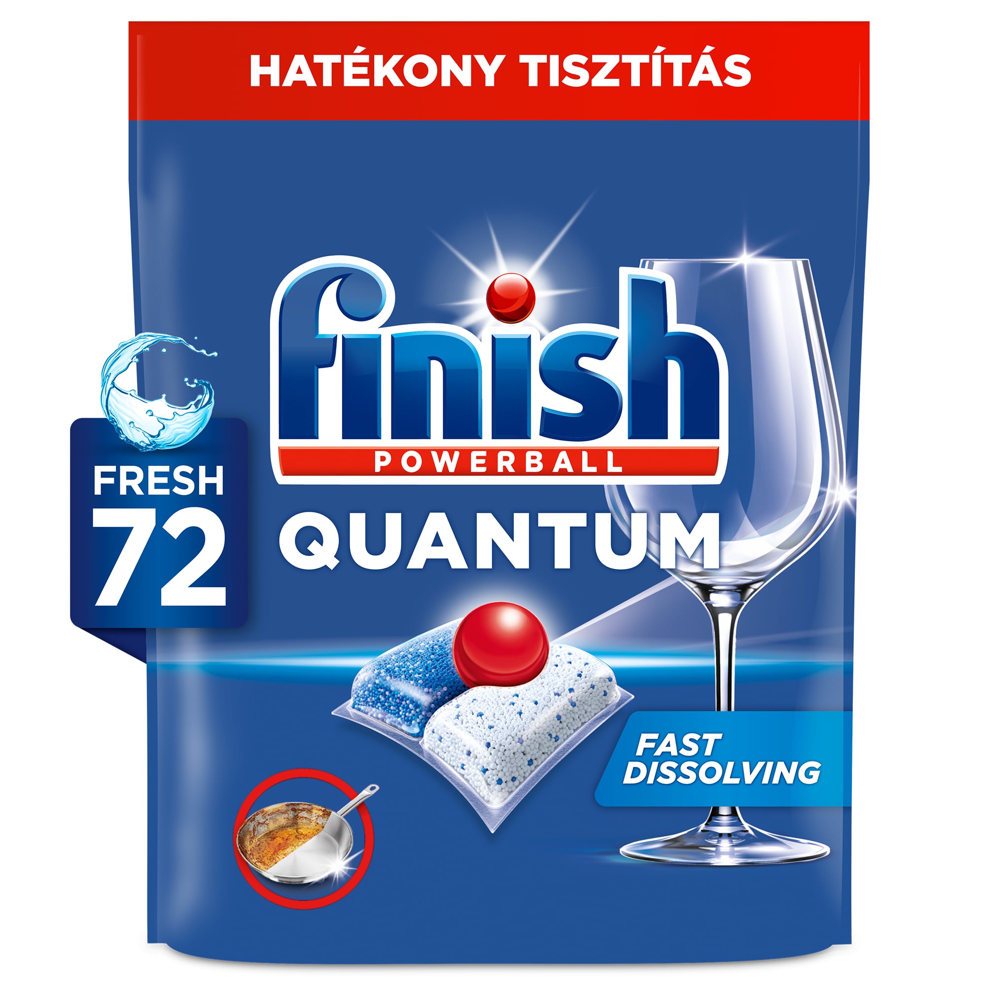 Finish Quantum All in 1 mosogatógép kapszula, regular