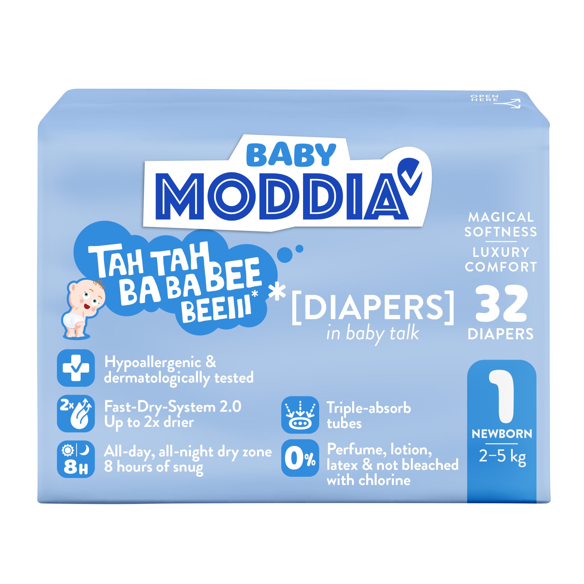 Moddia Baby Pelenka 1-es méret Newborn 2-5 kg