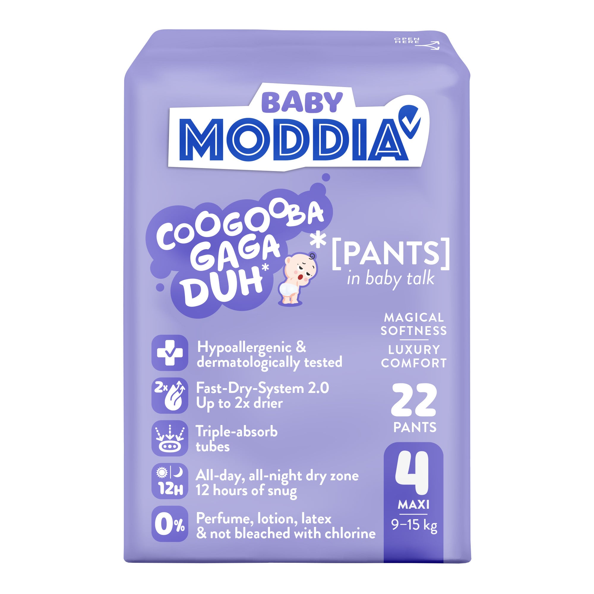 Moddia Baby Bugyipelenka 4-es méret Maxi 9-15 kg