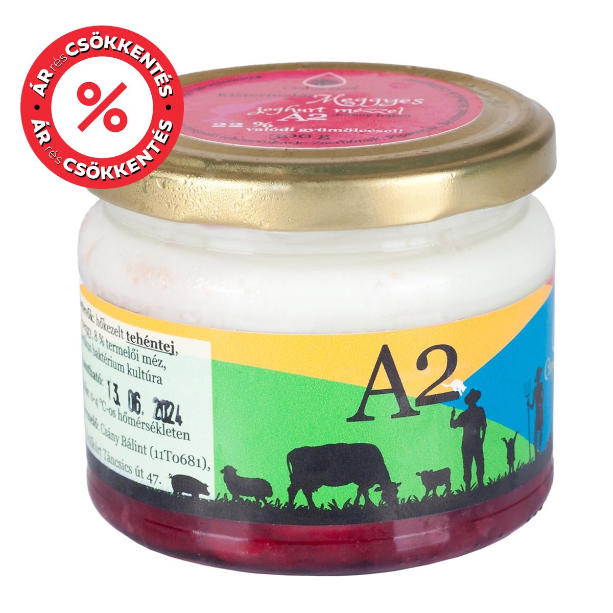 Cseppnyi Birtok Kistermelői Meggyes joghurt mézzel