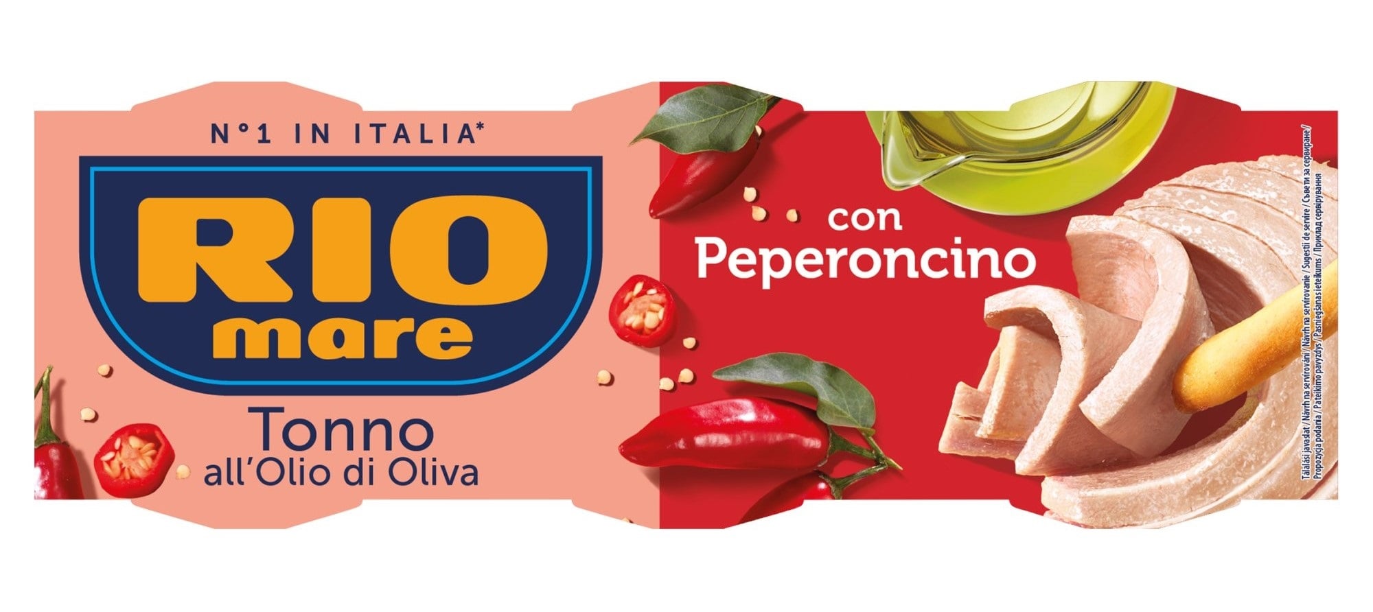 Rio Mare Tonhal olívaolajban chili paprikával (195 g)