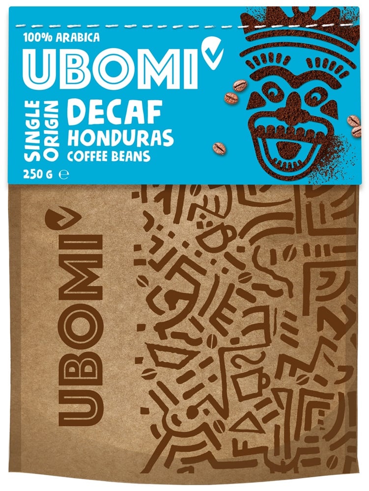 UBOMI koffeinmentes szemeskávé (CO2 koffeinmentesítési eljárással)