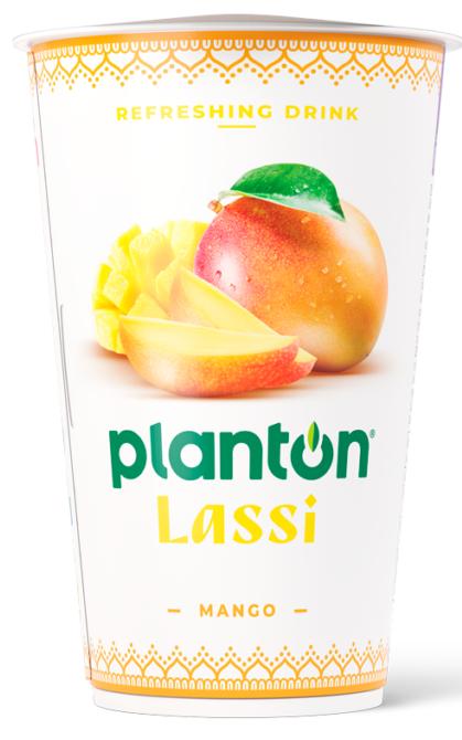 PlantOn Lassi kókuszos vegángurt ital mangó
