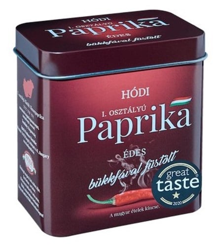 Hódi I. osztályú füstölt édes fűszerpaprika fémdobozban