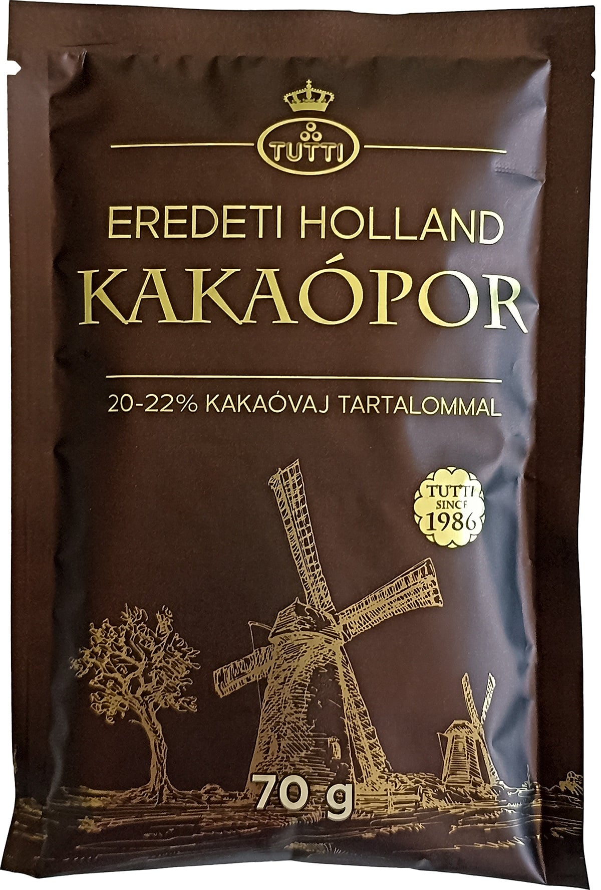 Tutti Eredeti Holland kakaópor 20-22 % kakaóvaj tartalommal