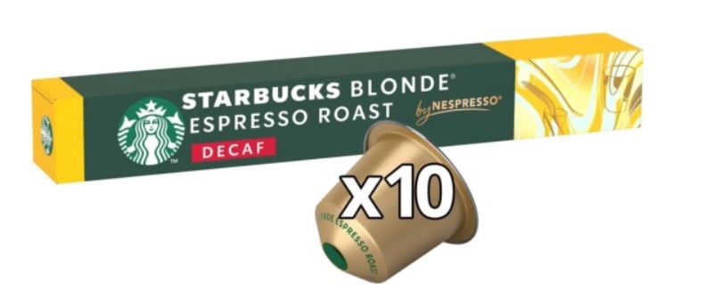 Starbucks by Nespresso Blonde Espresso Roast koffeinmentes kávékapszula