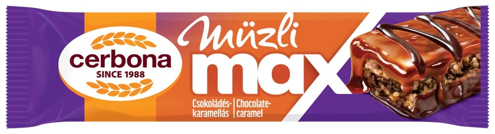Cerbona Max csoki-karamell szelet