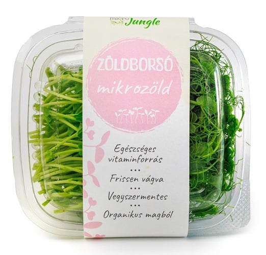 Microjungle zöldborsó mikrozöld